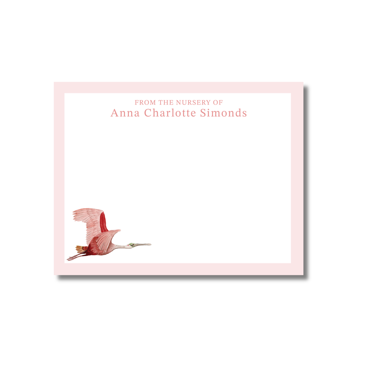 Nursery Notecards (Shell Pink)