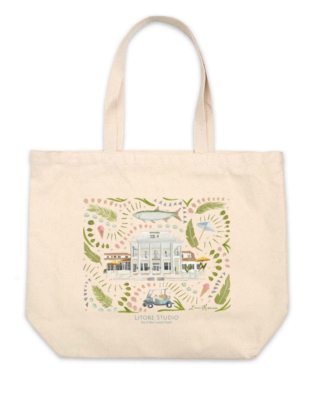 The Gasparilla Inn Canvas Tote Bag