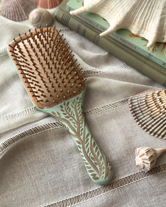 Florida Chinoiserie Bamboo Brush