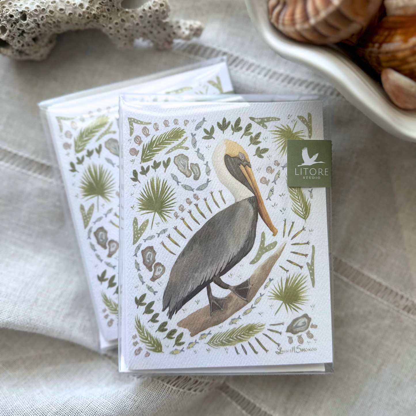 Brown Pelican Notecard