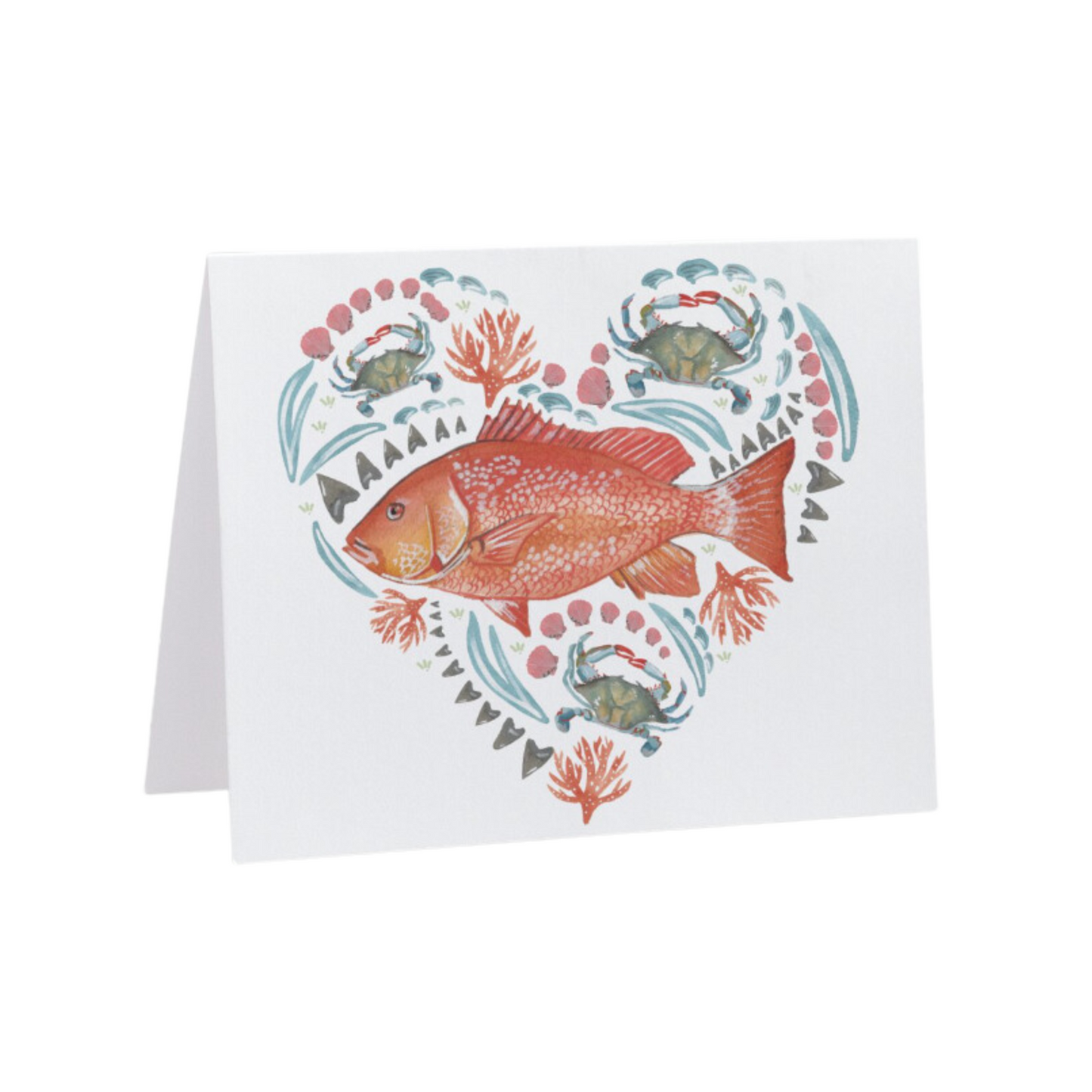American Sea Life Stationery (Folded)