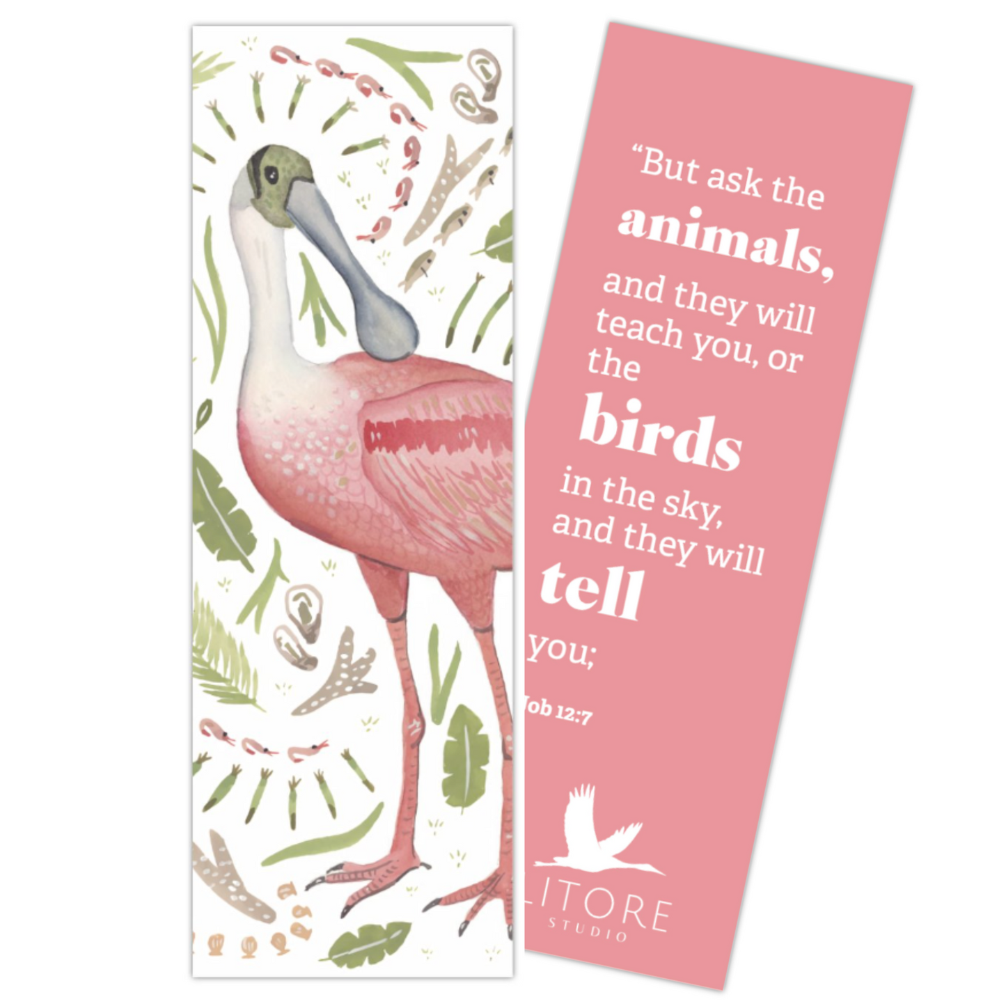 Roseate Spoonbill Bookmark