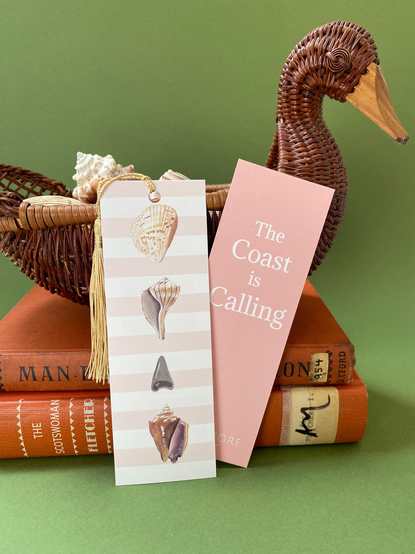 Coastal Shells Bookmark