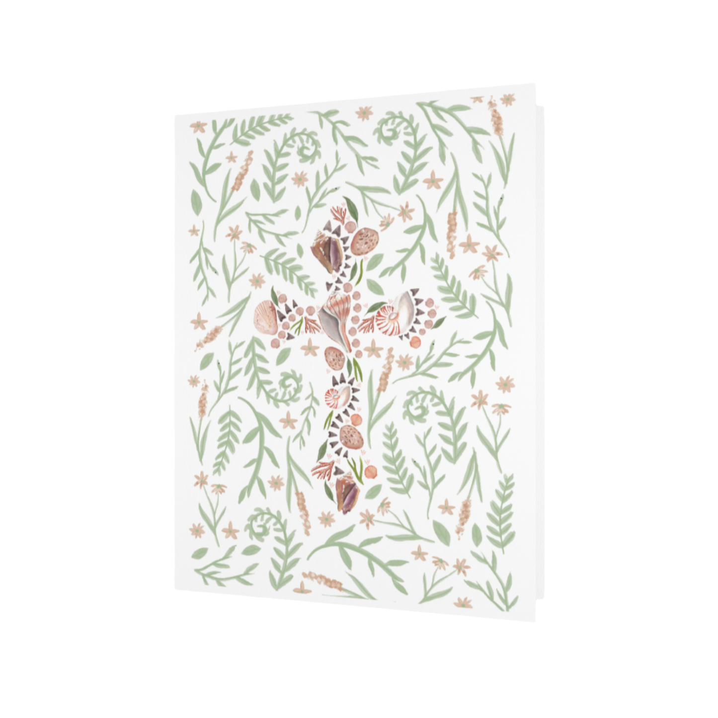 Seashell Cross Notecard