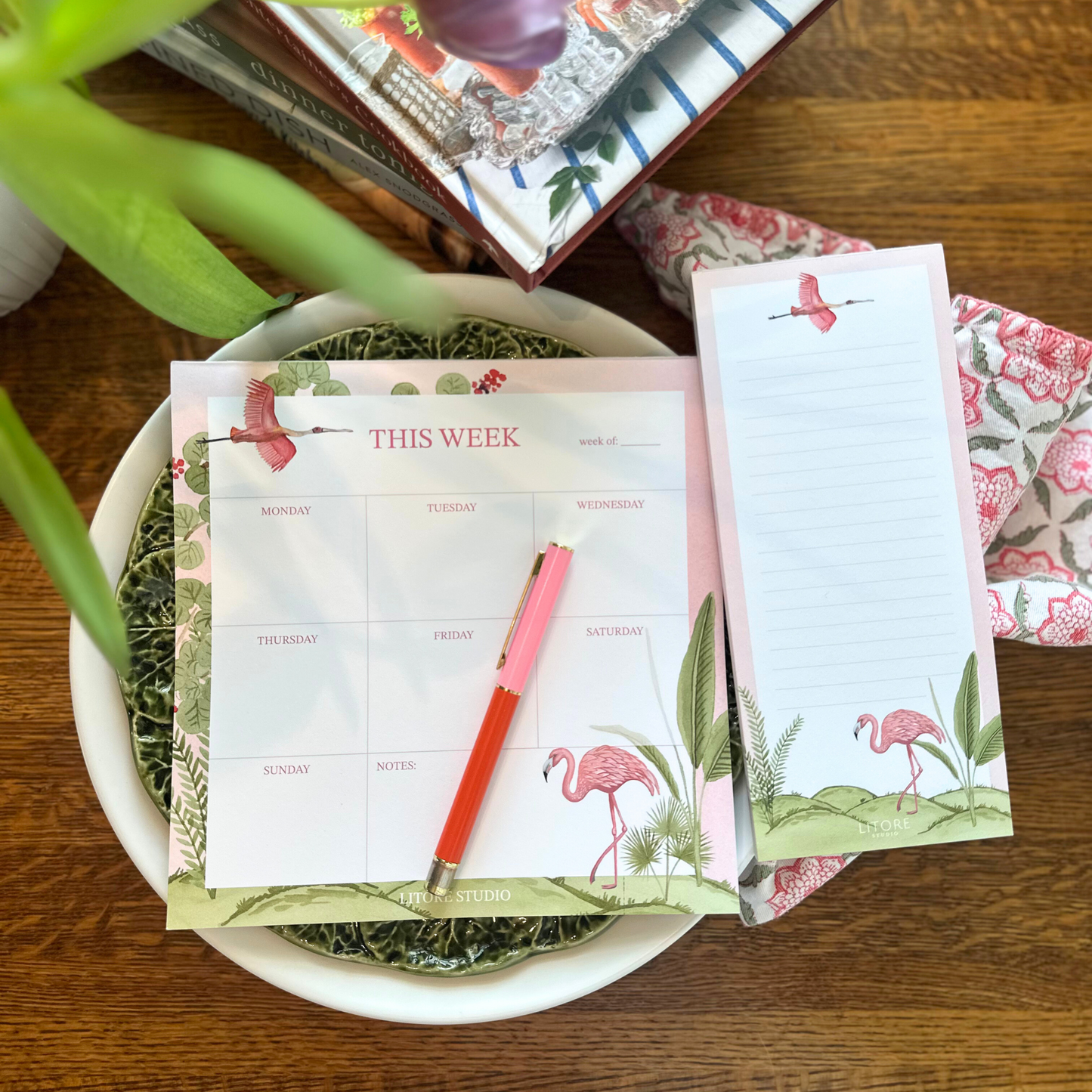 Florida Chinoiserie, Rosie Island List Notepad