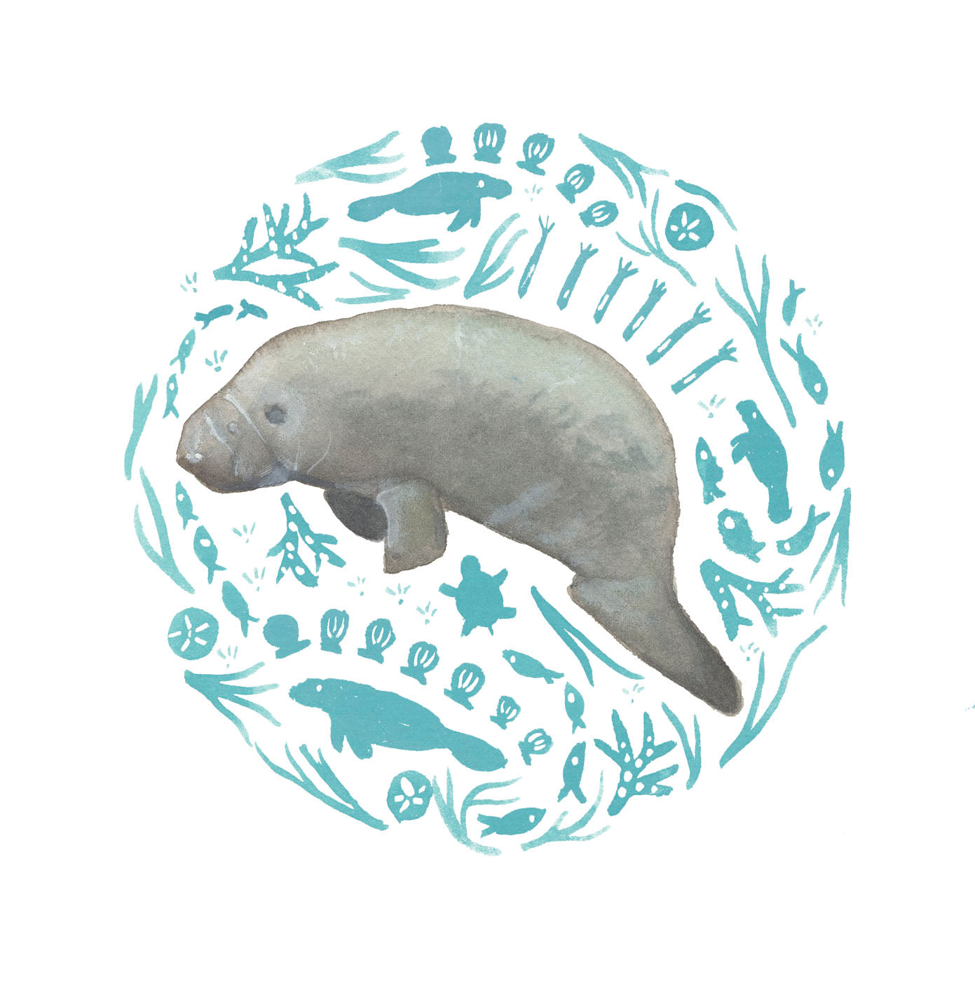 Manatee Motif