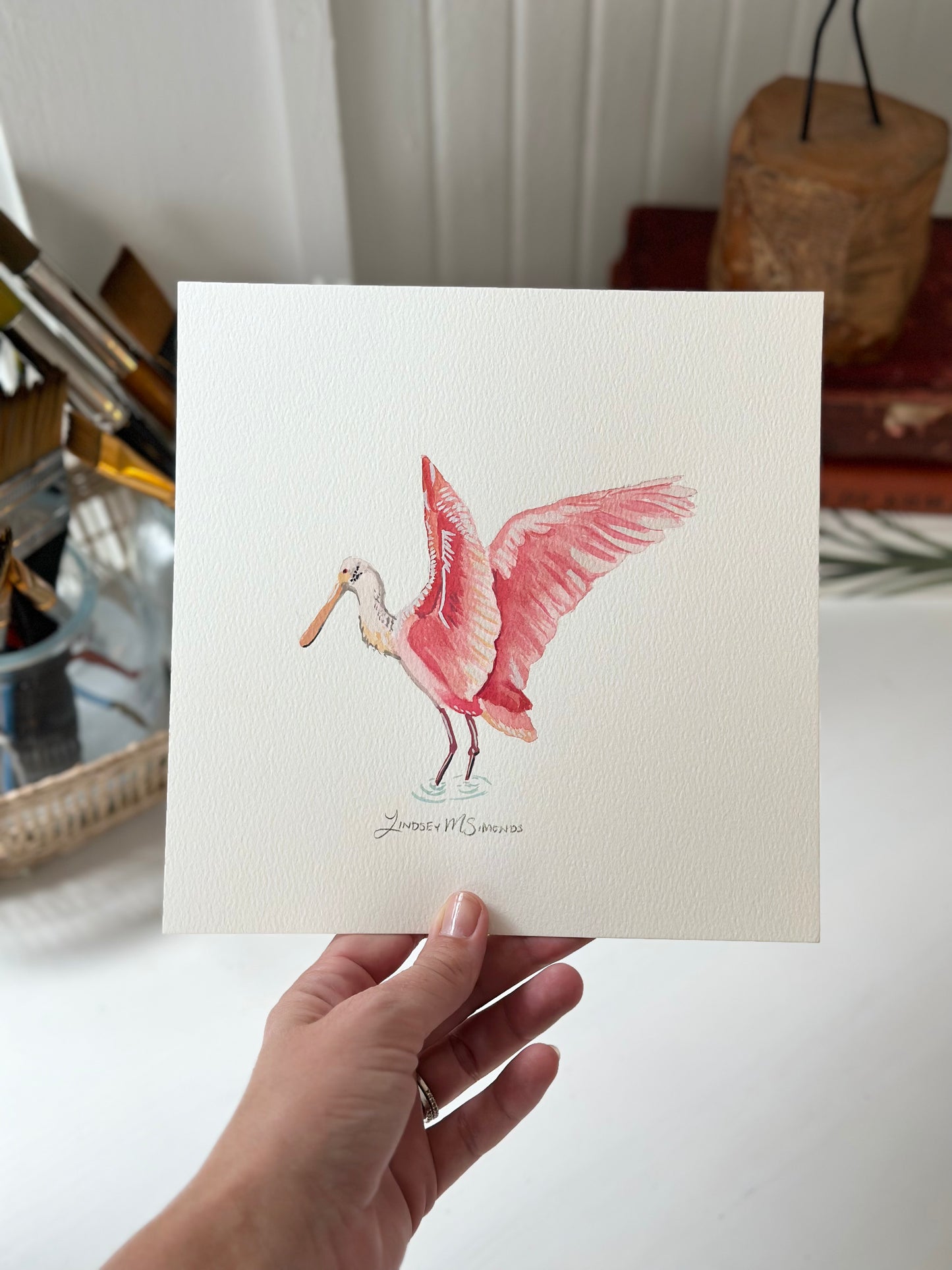 Roseate Spoonbill (petite)