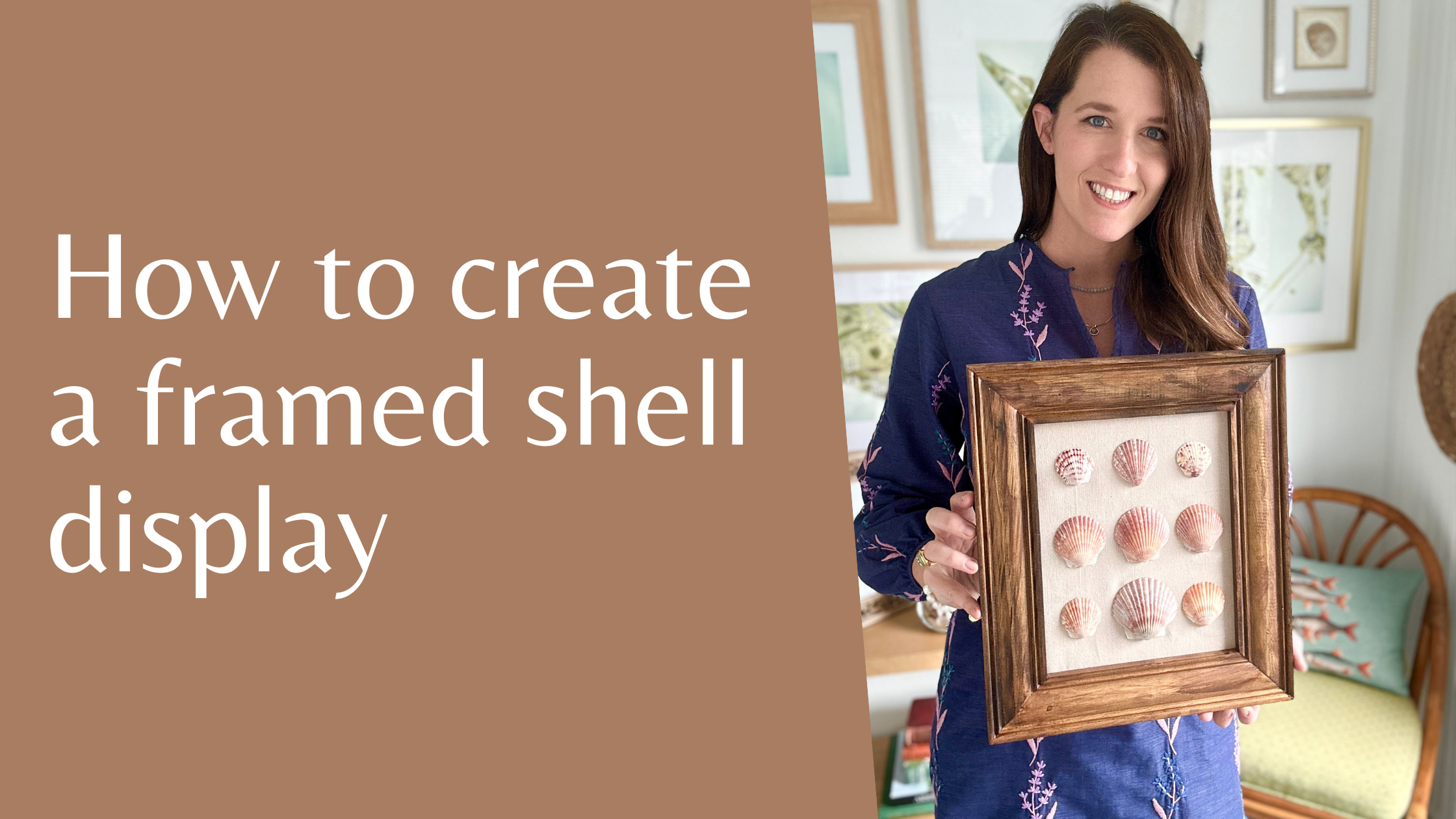 How to Create a Framed Shell Display – Litore Studio