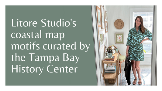 Coastal Map Motifs Curated at the Tampa Bay History Center