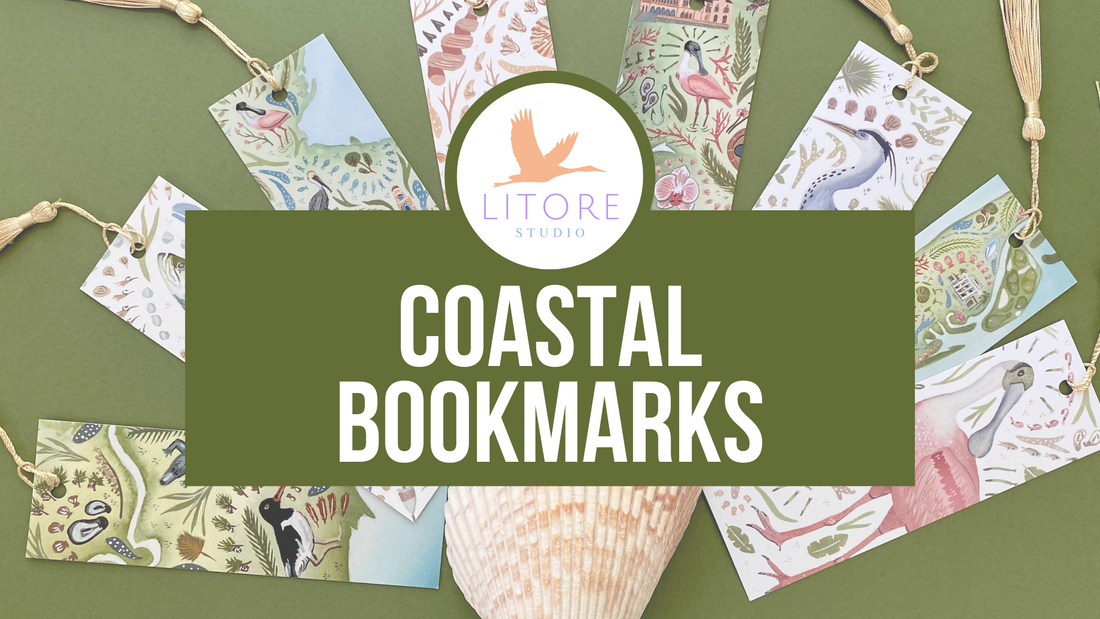 Coastal Bookmarks for the Bibliophile