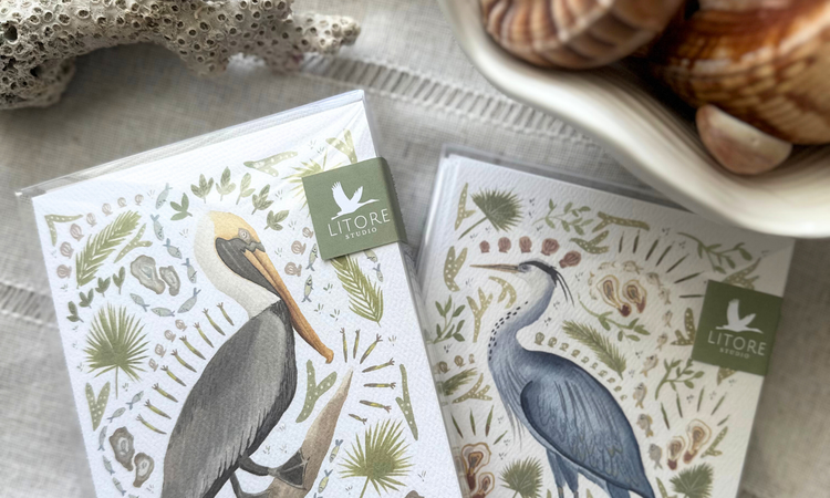 Coastal Luxe Stationery