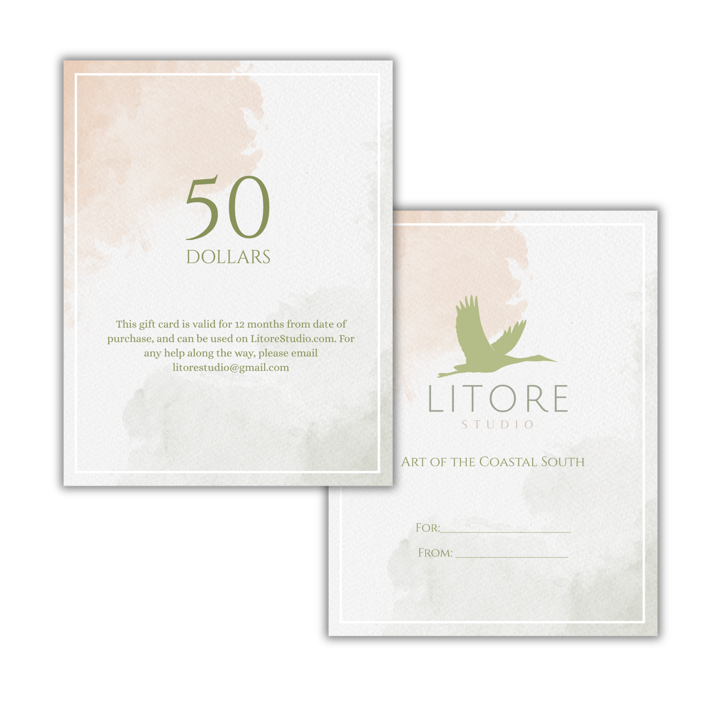 Litore Studio Gift Card