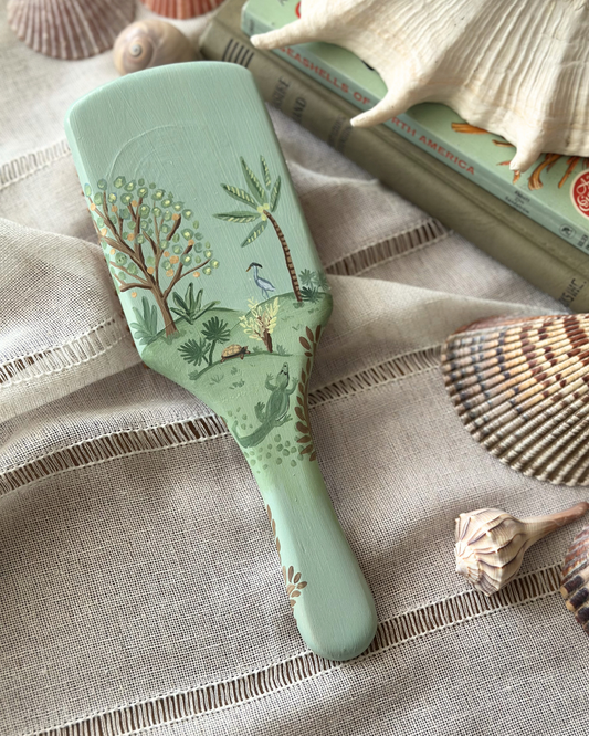 Florida Chinoiserie Bamboo Brush