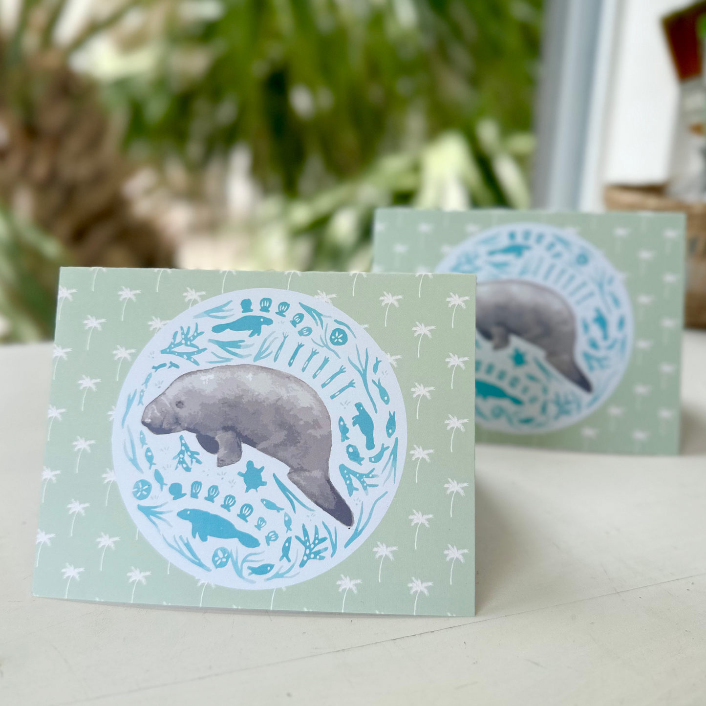 Manatee Notecards, 6-pack