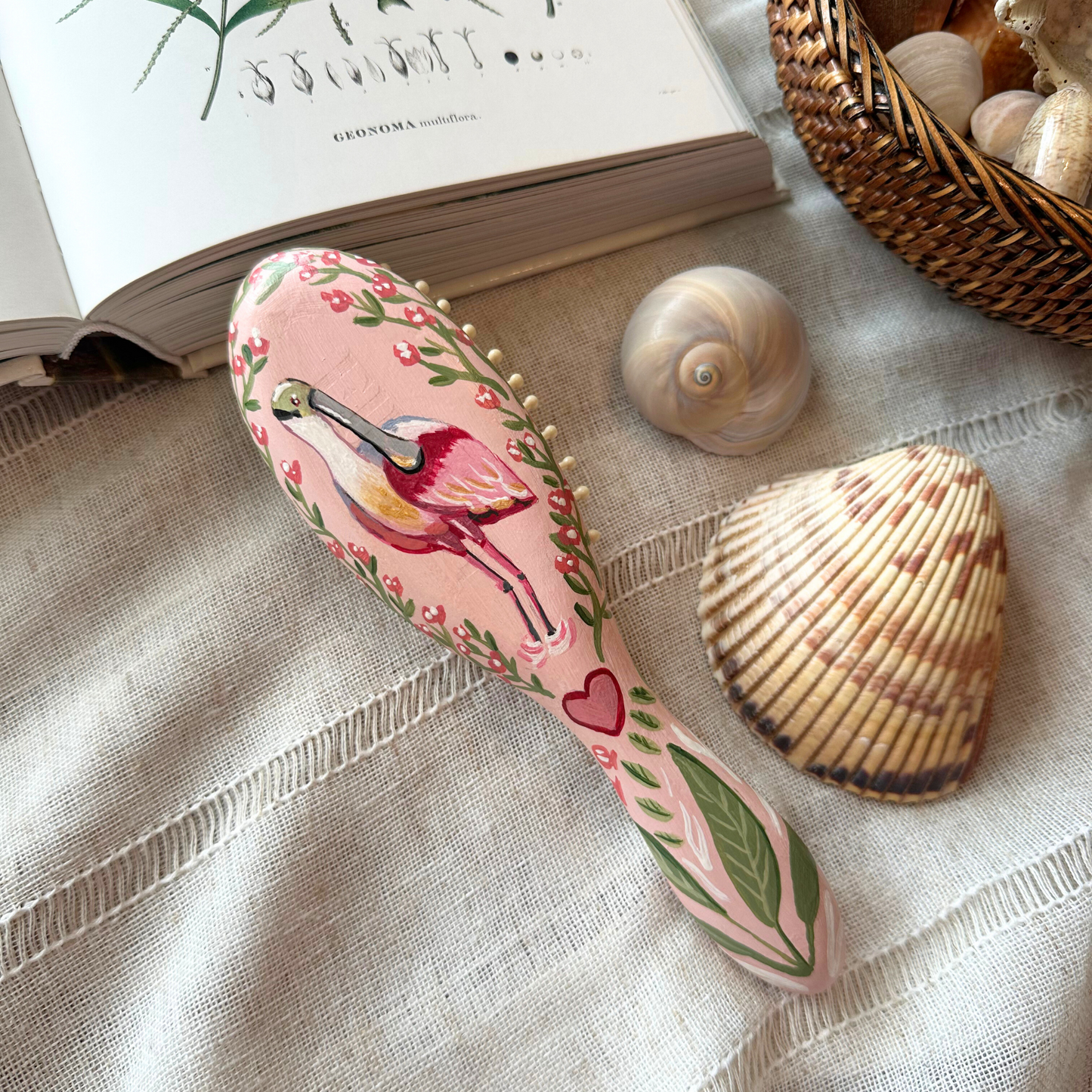 Roseate Spoonbill Baby Brush