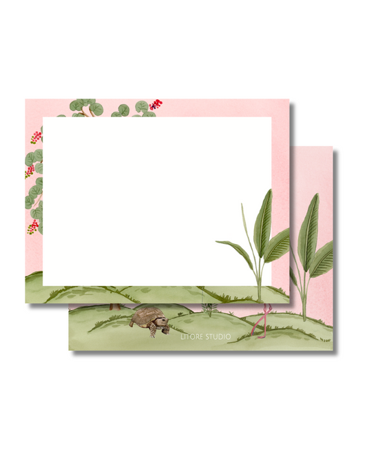 Florida Chinoiserie Notecards, Rosie Island