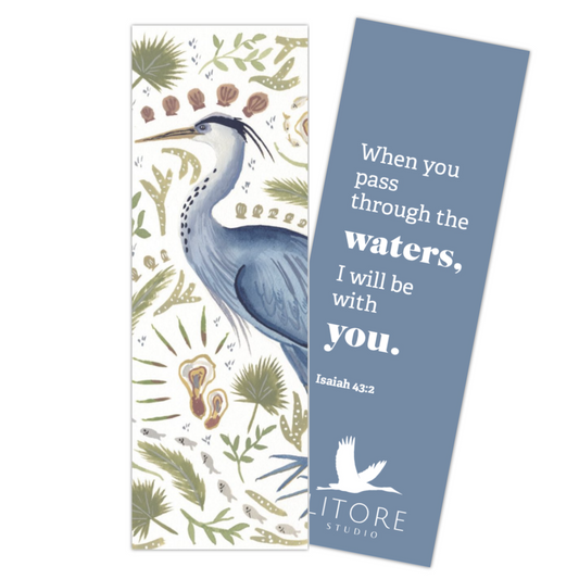 Great Blue Heron Bookmark