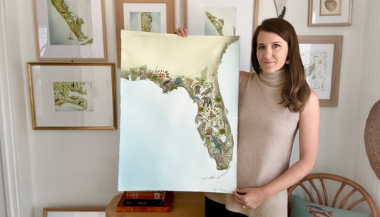 The Florida Wildlife Corridor Map Motif