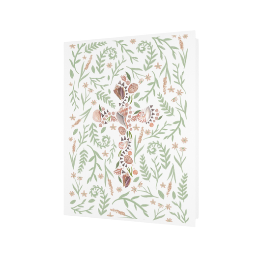 Seashell Cross Notecard
