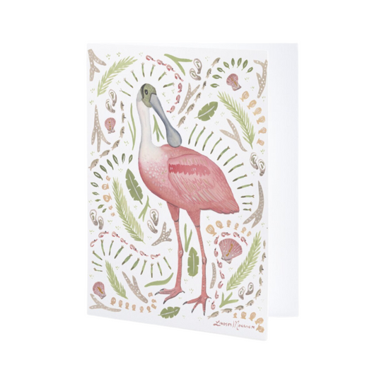 Roseate Spoonbill Stationery (Folded)
