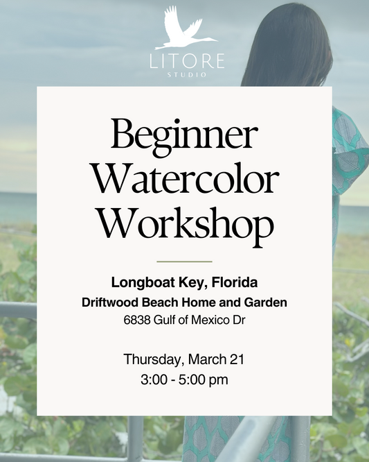 Watercolor Workshop on Longboat Key (March 21)