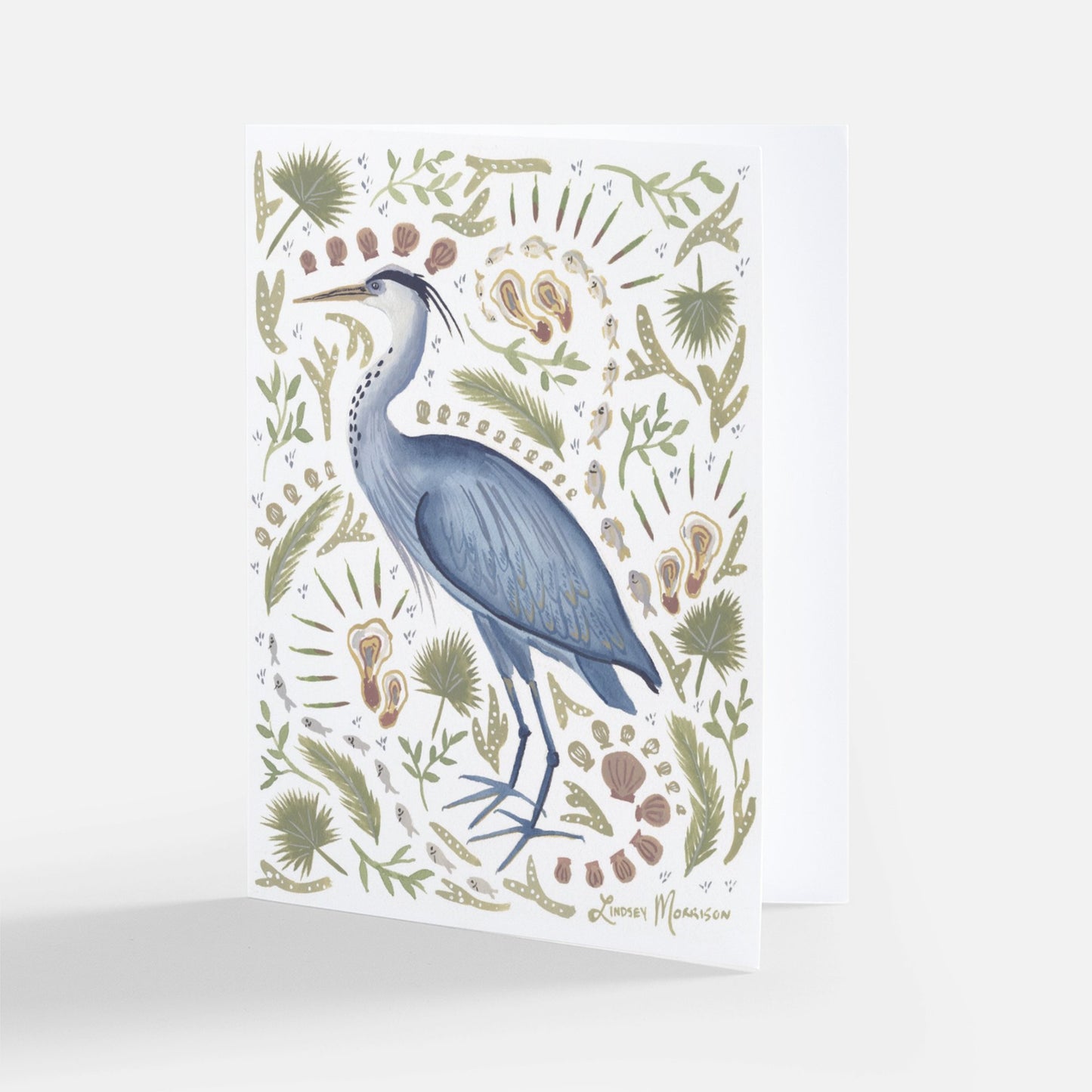 Great Blue Heron Stationery (Folded)